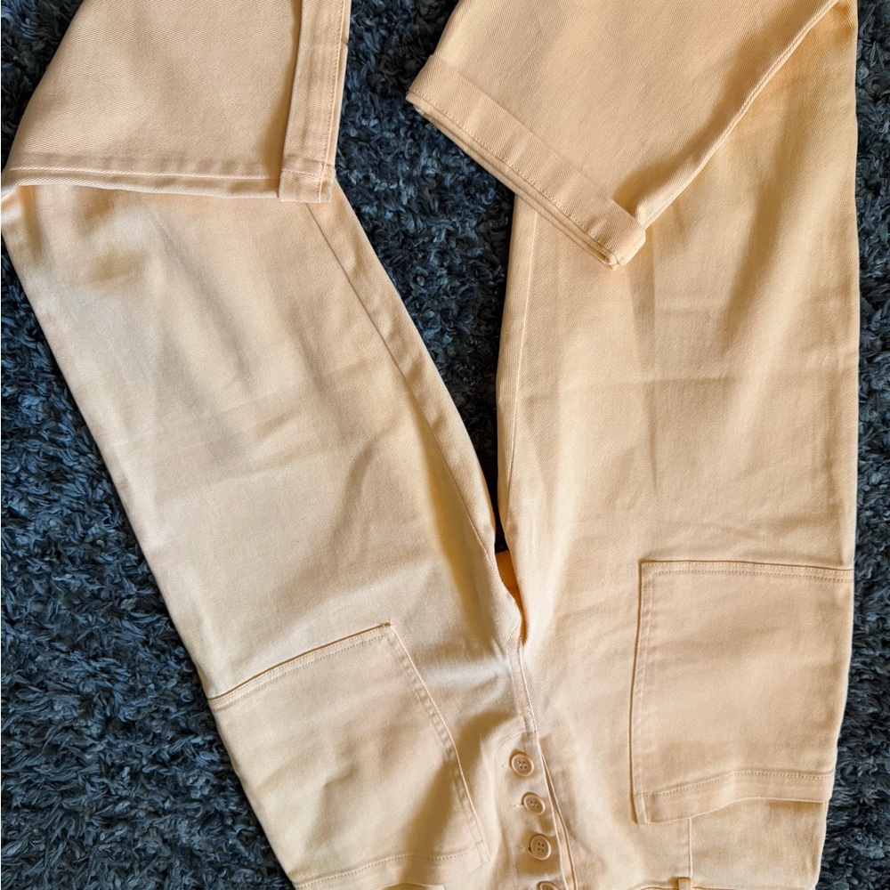 Skies Are Blue Tan Women Jeans